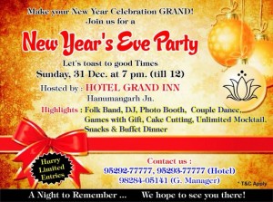 NEW YEAR EVE PARTY 